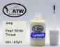 Preview: Jeep, Pearl White Tricoat, WH / KWH: 20ml Lackstift, von ATW Autoteile West.